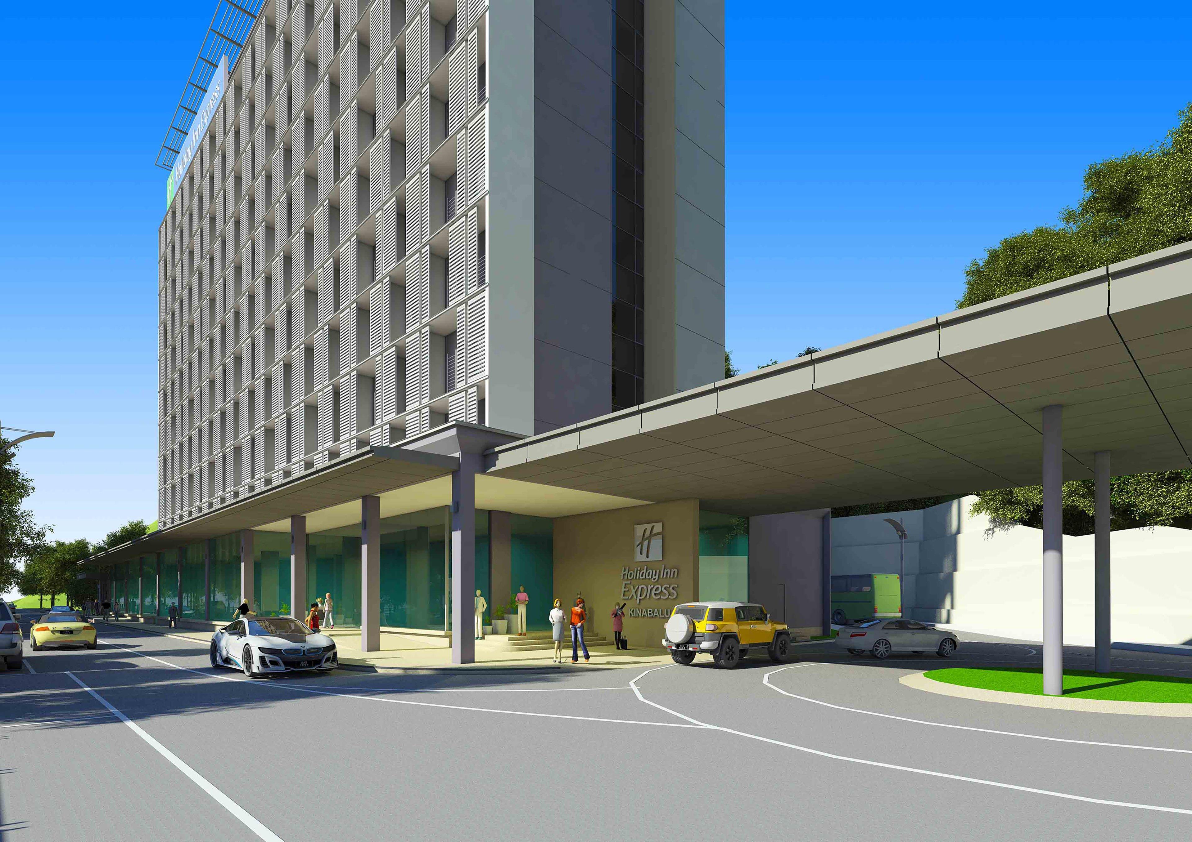 Holiday Inn Express Kota Kinabalu City Centre By Ihg Exterior foto